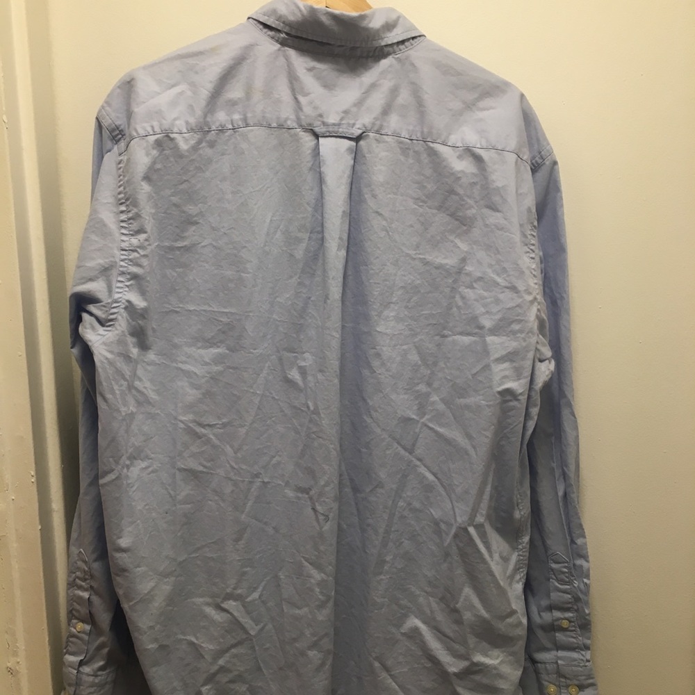 Nautica Men’s light blue button down dress shirt- size XL - Picture 6 of 7